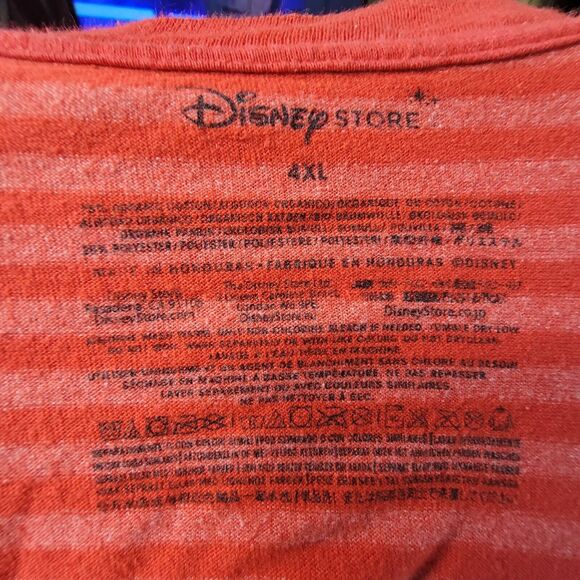 Limited Edition Disney Striped Plus Size 4X (4 Xl) Top Shirt - Picture 6 of 9